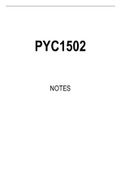 PYC1502 Summarised Study Notes
