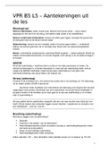 VPRF5 Aantekeningen 