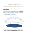 Bedrijfskunde en Management 