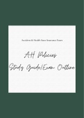 Health Insurance State Exam Study Guide on Policies