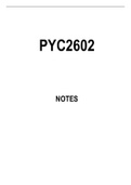 PYC2602 Summarised Study Notes
