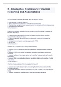 2 - Conceptual Framework: Financial Reporting and Assumptions With Complete Solution