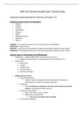 NUR 255 Mental Health Exam 2 Study Guide&sol;NUR 255 Mental Health Exam 2 Study Guide&period;