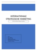 OE33A Internationale Strategische Marketing (Business Studies, jaar 2, cijfer: 7,3)