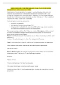 NR507 COMPLETE PATHOPHYSIOLOGY FINAL EXAM STUDY GUIDE UPDATED