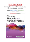 Nursing Theories and Nursing Practice 5th Edition Smith Test Bank