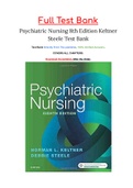 Psychiatric Nursing 8th Edition Keltner Test Bank ISBN: 9780323479516