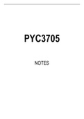 PYC3705 Summarised Study Notes
