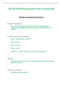 Exam Review - NR305 / NR 305: Health Assessment for the Practicing RN (Latest 2022 / 2023) Chamberlain