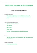 Exam Review - NR305 &sol; NR 305&colon; Health Assessment for the Practicing RN &lpar;Latest 2022 &sol; 2023&rpar; Chamberlain
