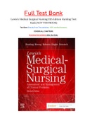 Lewis&rsquo;s Medical Surgical Nursing 11th Edition Harding Test Bank Printed PDF