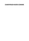 Examenvragen macro-economie