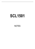 SCL1501 Summarised Study Notes