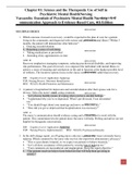 Essentials of Psychiatric Mental Health Nursing 4th Edition Varcarolis Nursing Test Banks