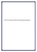OPS 571 Final Exam 2021 (All Answered Questions)