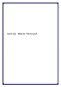 Math 222 - Module 7 Homework