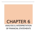 Analysis and Interpretation of financial statements  FRK122