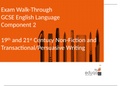 Eduqas GCSE English Language Component 2 EWT 