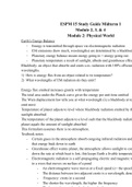 Environmental Science Review Sheets