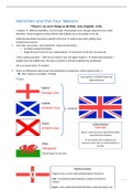 Britse Cultuur samenvatting Identities and the Four Nations