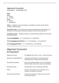 Samenvatting Algemene economische basisprincipes&comma; ISBN&colon; 9789001889593  Algemene Economie