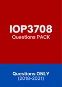 IOP3708 &lpar;NOtes and QuestionsPACK&rpar;