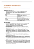 Samenvatting casustoets&comma; leerjaar 2&comma; blok 1