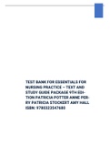 TEST BANK FOR CONCEPTS FOR NURSING PRACTICE 3RD EDITION JEAN GIDDENS ISBN: 9780323636230