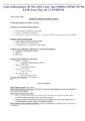 Exam &lpar;elaborations&rpar; NR 506 LEIK Exam Tips &lpar;NR506&rpar; &lpar;NR506&rpar; NR 506 LEIK Exam Tips &lpar;ALL COVERED&rpar;
