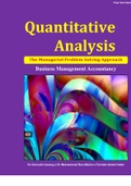 Quantitative Analysis: The Managerial Problem Solving Approach, Business Management Accountancy EBOOK