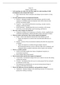 Chapter Study Guides for EDUC 118