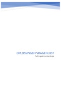 Uitgewerkte vragenlijst gastro-enterologie - Abdomen 2