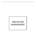 Samenvatting: Innovation Management - Master Handelswetenschappen - Campus Brussel