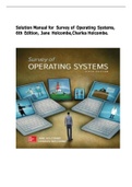 Solution Manual for Survey of Operating Systems, 6th Edition