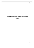 Women's Gynecologic Health 3rd Edition Test Bank (Graded_A+)