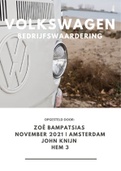 Bedrijfswaardering Volkswagen Opdracht 2 FA3 TIO Amsterdam 
