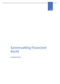 Samenvatting Basisboek Recht; Financieel Recht