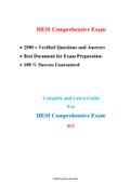 HESI PN COMPREHENSIVE EXIT EXAM (15 VERSIONS) LATEST 2021- (ANSWERS VERIFIED 100% CORRECT) .pdf