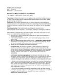 Samenvatting inleiding in de psychologie &lpar;Fontys&comma; eerste jaar&rpar;