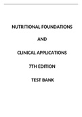 NURSING 1172 - NUTRITIONAL FOUNDATIONS &  CLINICAL APPLICATIONS  STUDY GUIDE 