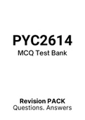 PYC2614 - MCQ Exam Pack (2022)