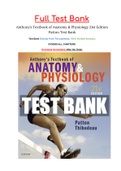 Test Bank Anthony’s Textbook of Anatomy & Physiology 21st Edition Patton 