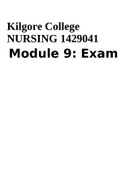 Kilgore College NURSING 1429041 Module 9: Exam