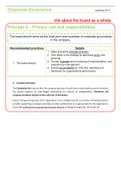 Summary Auditing Notes for South African Students - Corporate Governance/King IV. (EACG2708)
