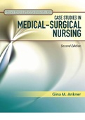 Clinical Decision Making Case Studies in Medical-Surgical Nursing 2nd Edition