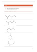 Oefeningen Organische chemie Nomenclatuur - Reacties 