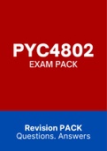 PYC4802 - EXAM PACK (2022)