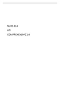 NURS 314 ATI COMPREHENSIVE 2&period;0 &lpar;Latest Version&rpar;&period;