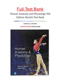 Test Bank for Human Anatomy and Physiology 11th Edition Elaine 