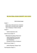 NR304 Final Exam Concept 20212022|Questions and Correct  Answers well Explained |Scored A| 